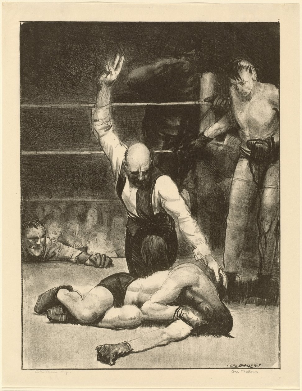 Ausgezählt, zweiter Stein von George Bellows