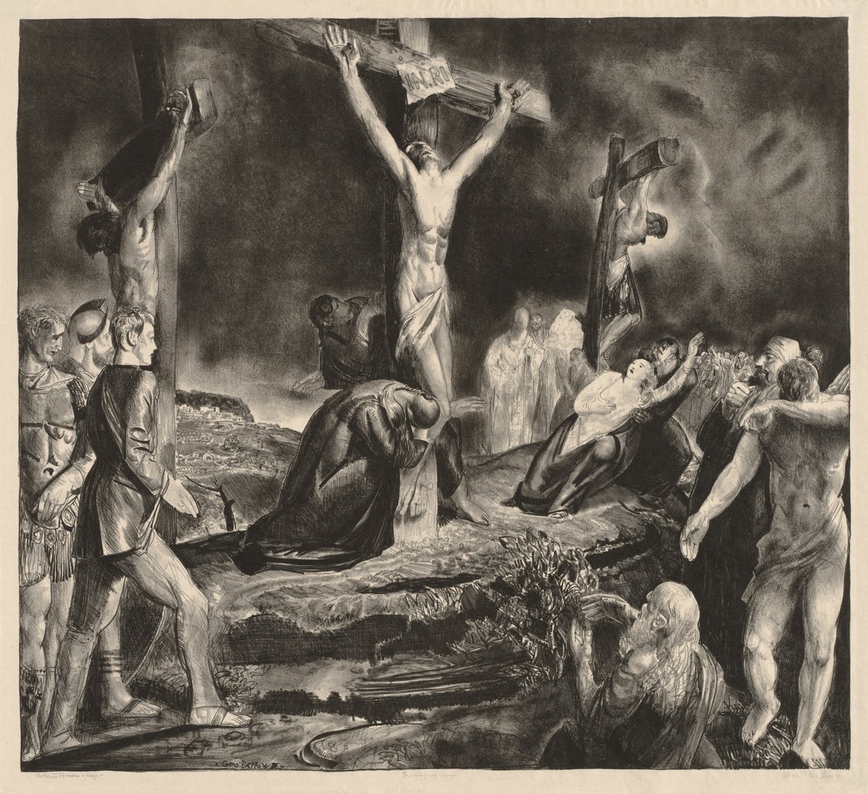 Kreuzigung Christi von George Bellows
