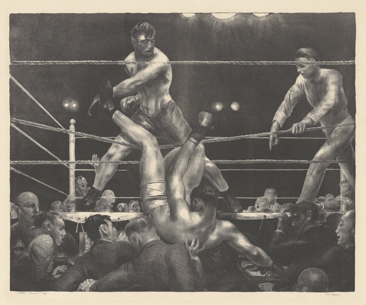 Dempsey und Firpo von George Bellows