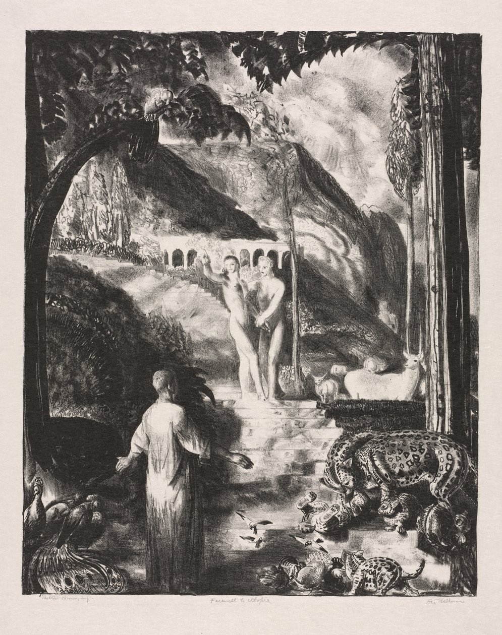 Abschied von Utopia von George Bellows