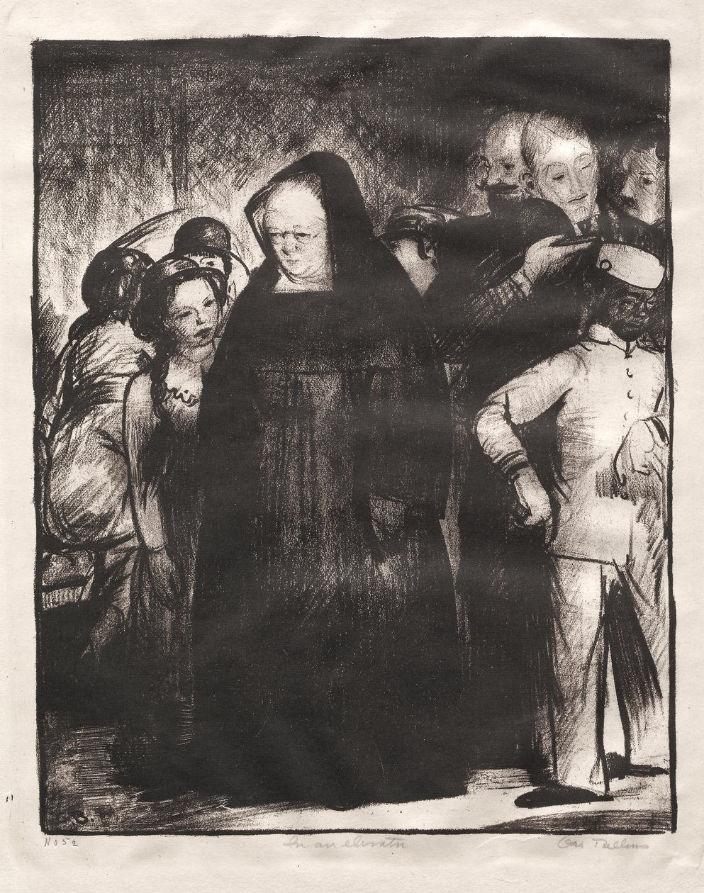 In einem Aufzug von George Bellows
