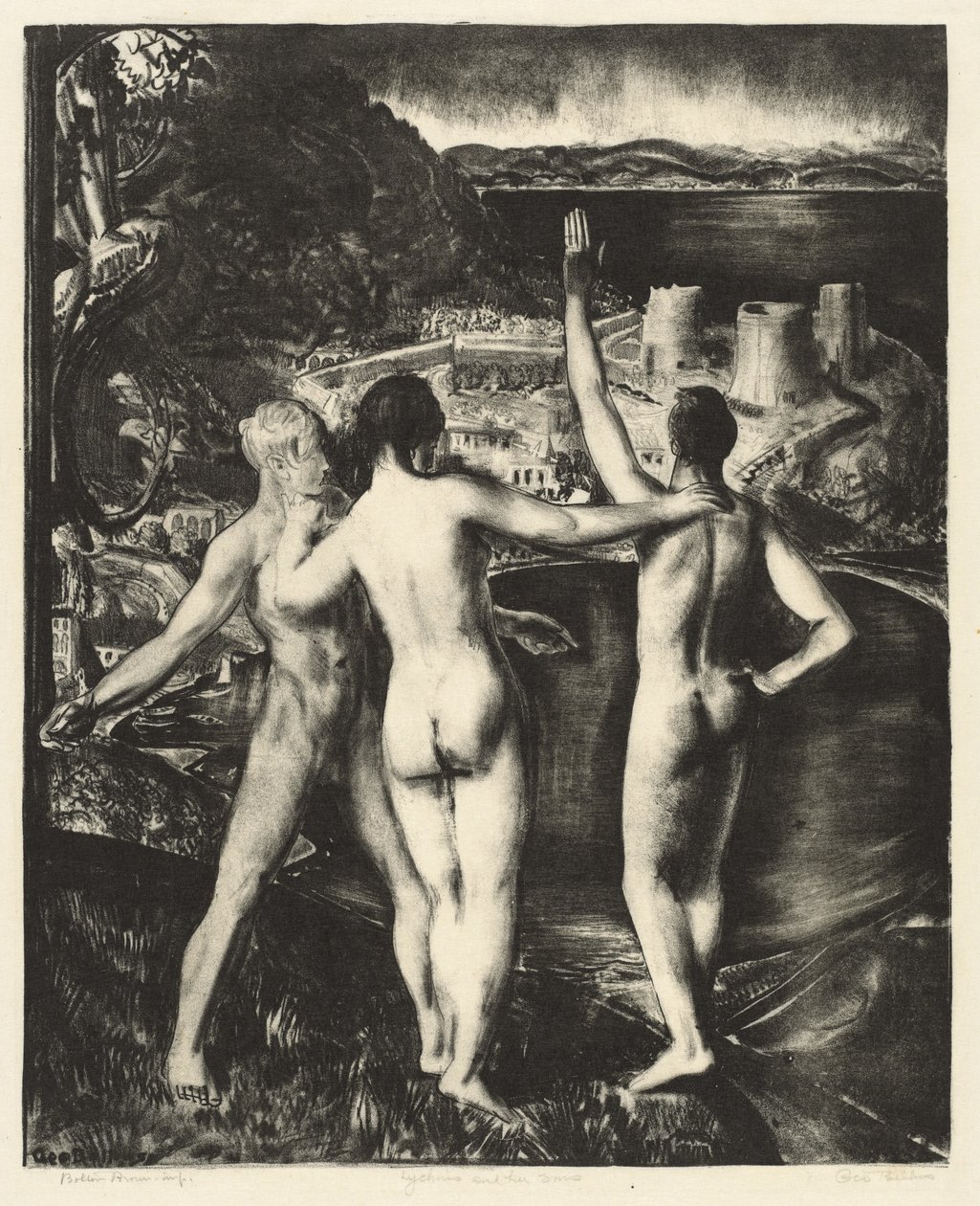 Lychnis und ihre Söhne von George Bellows
