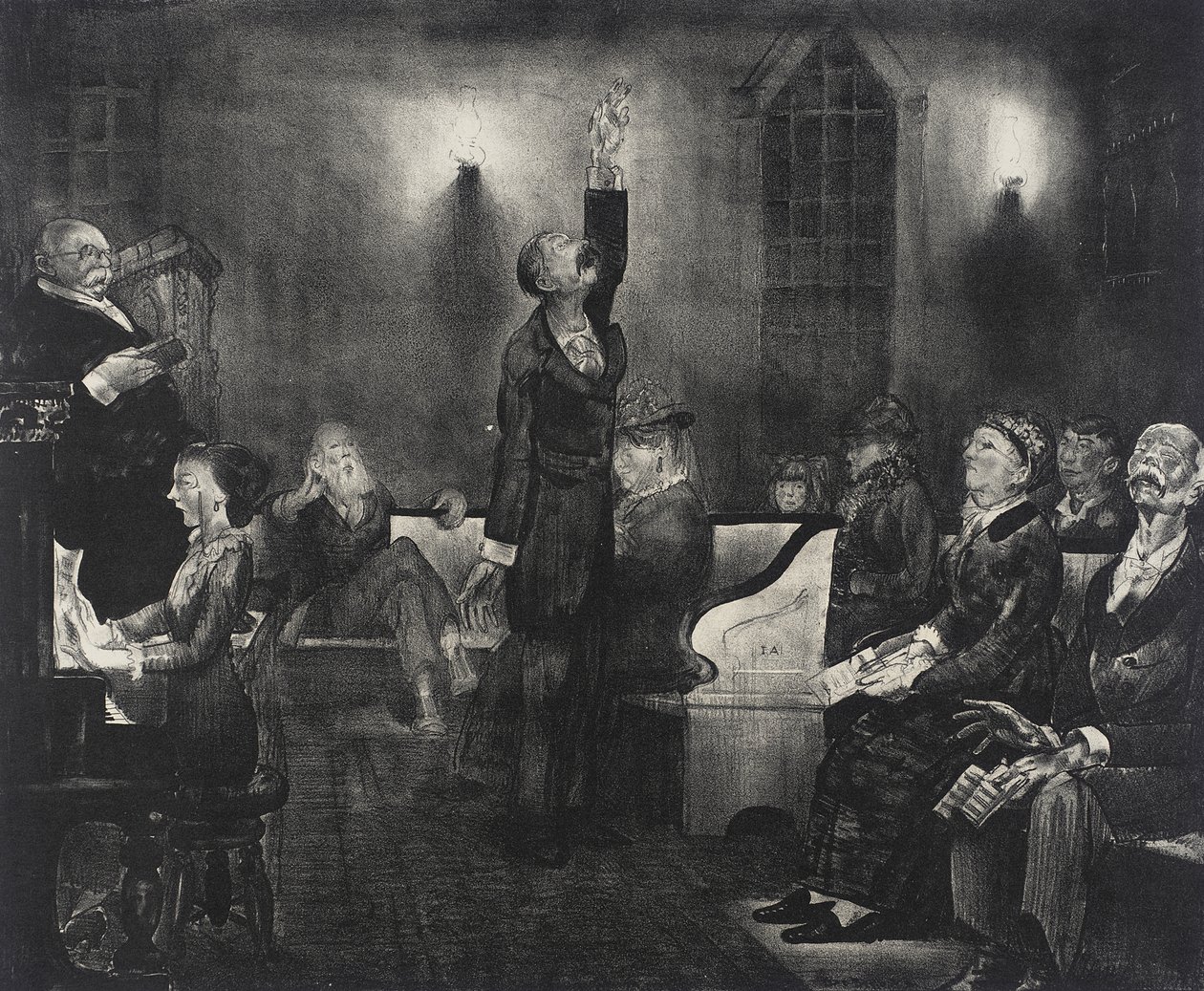 Gebetstreffen Nr. 2 von George Bellows