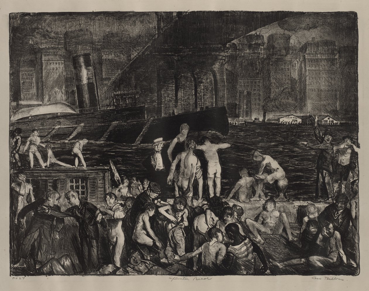 Splinter Beach von George Bellows