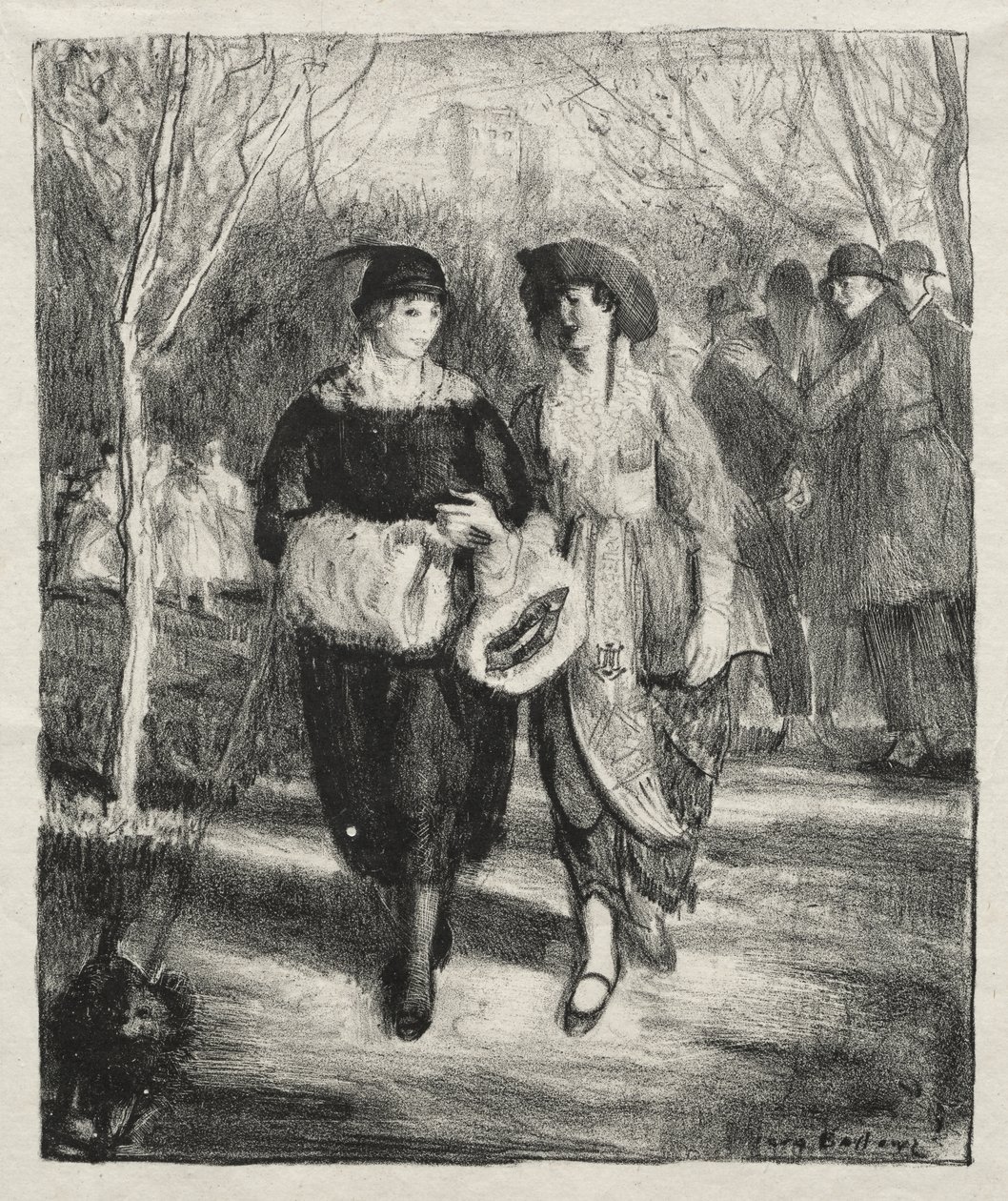 Frühling, Central Park von George Bellows