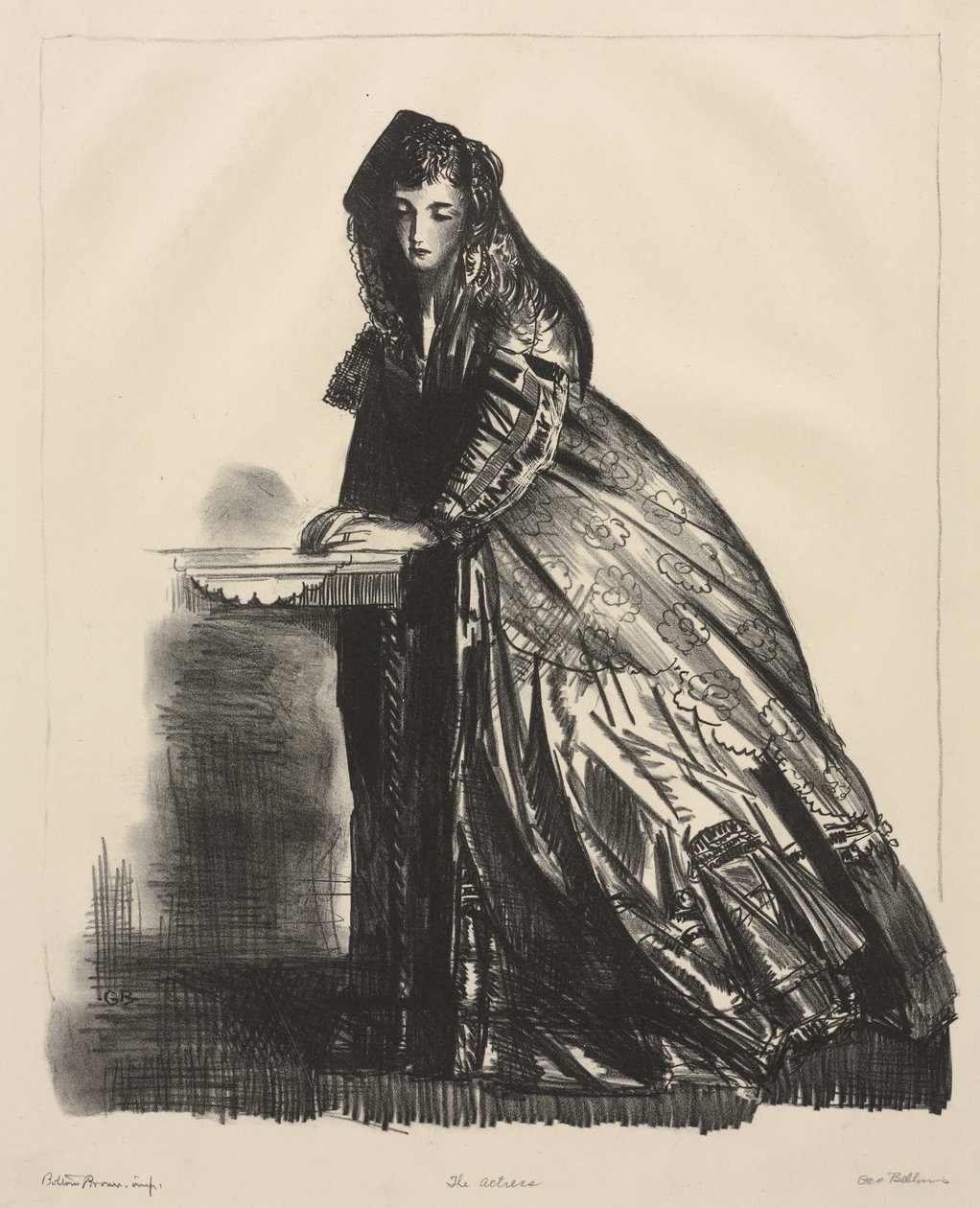 Die Schauspielerin von George Bellows