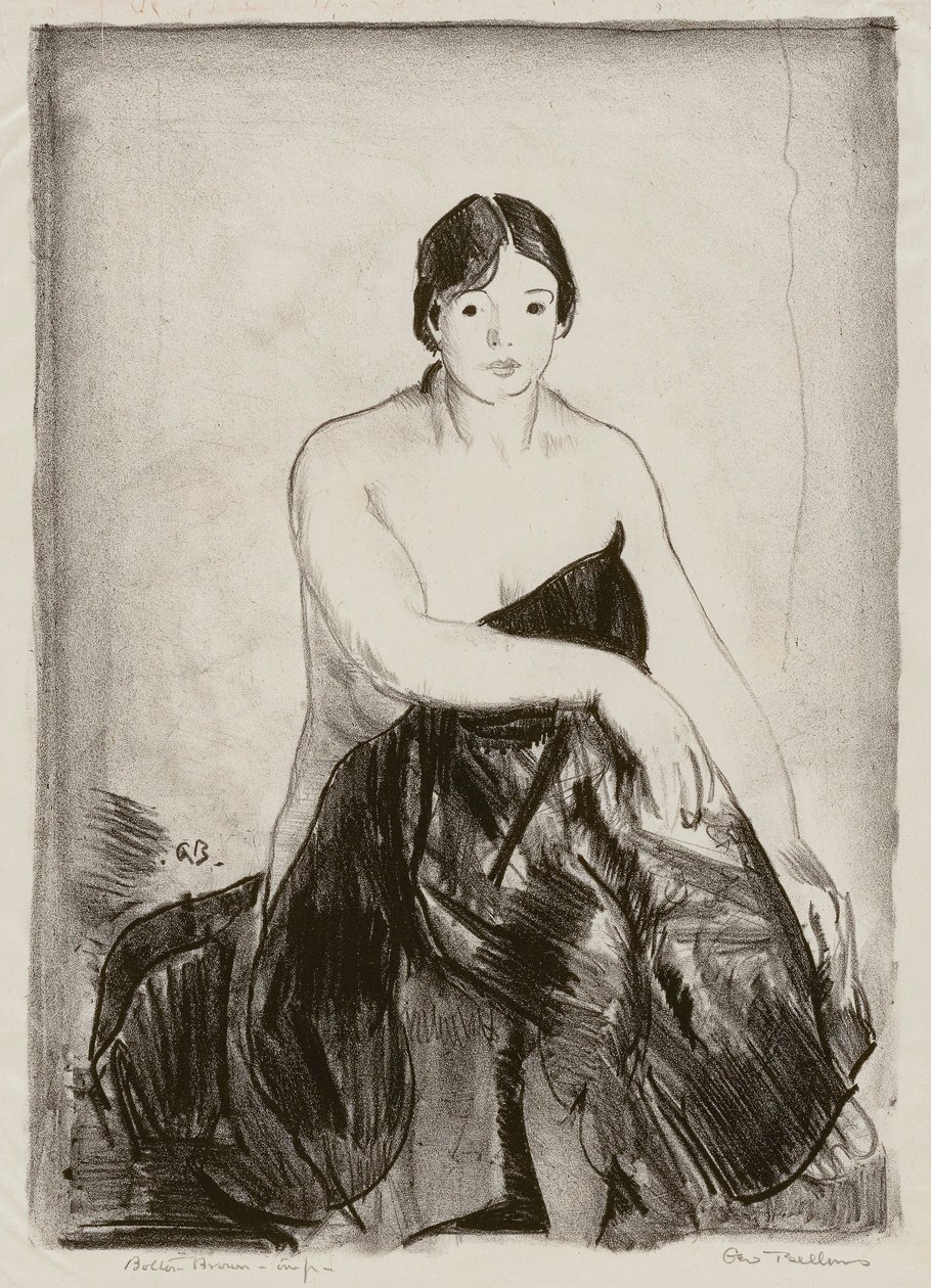 Das Modell, Zweiter Stein von George Bellows