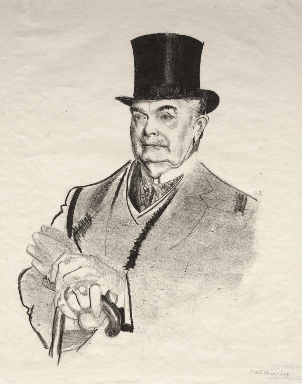 W. E. Story, Esq., erster Zustand von George Bellows