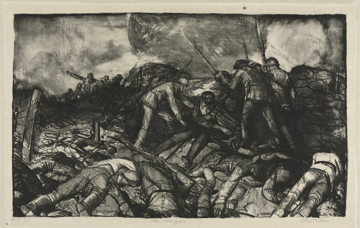 Kriegsserie: Der Sturmangriff von George Bellows