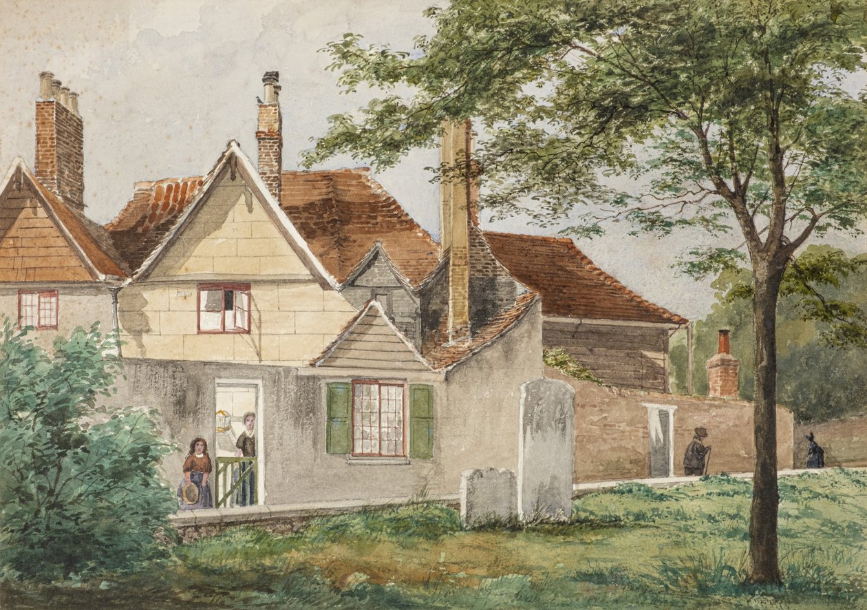 Cottages in der Trevanion Street, Dover von George Buchanan Wollaston