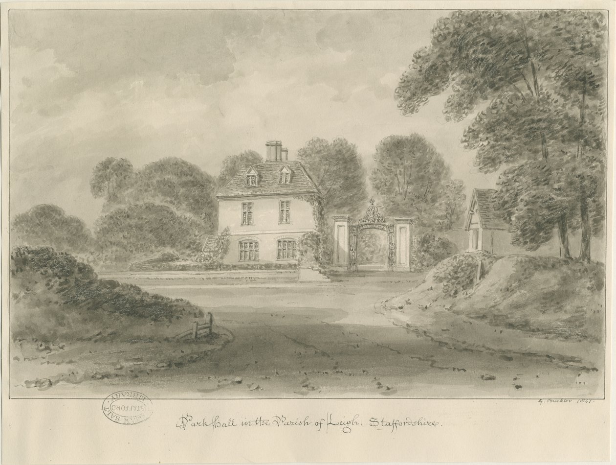 Leigh - "Park Hall" von George Buckler
