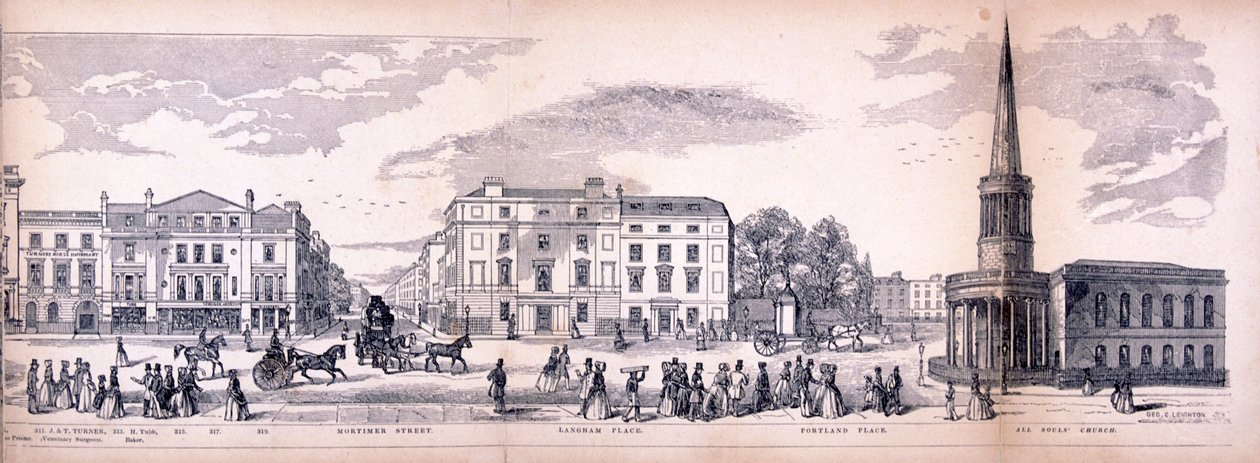 Panorama von London, 1849 von George C Leighton