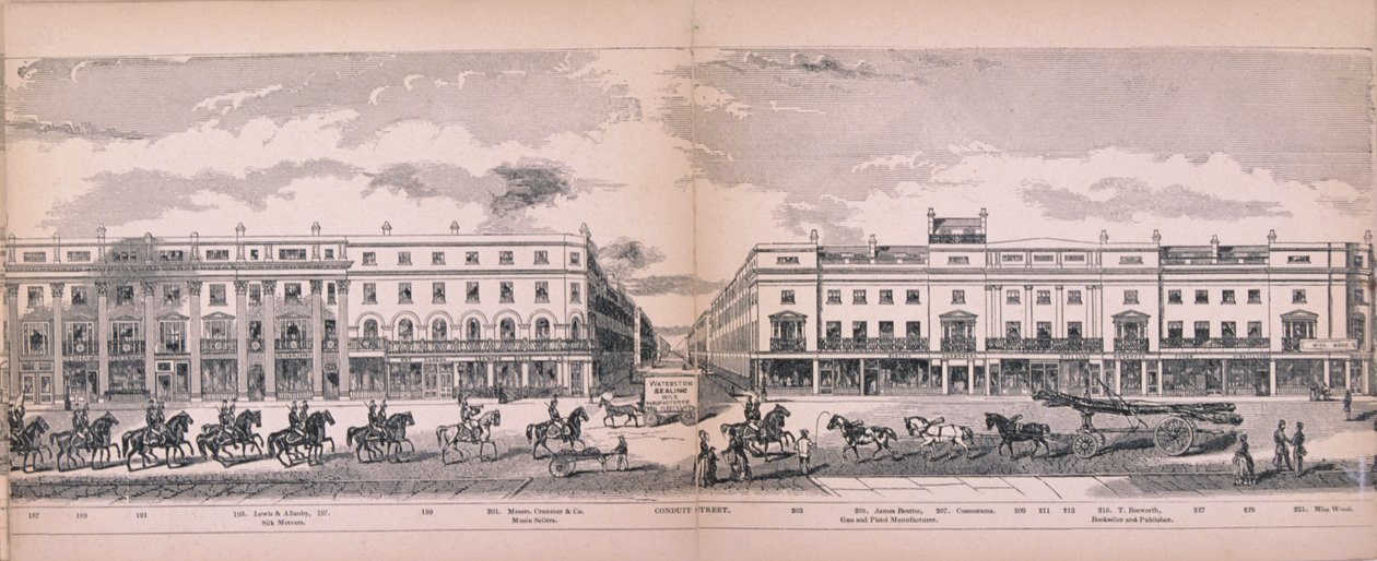 Panorama von London, 1849 von George C Leighton