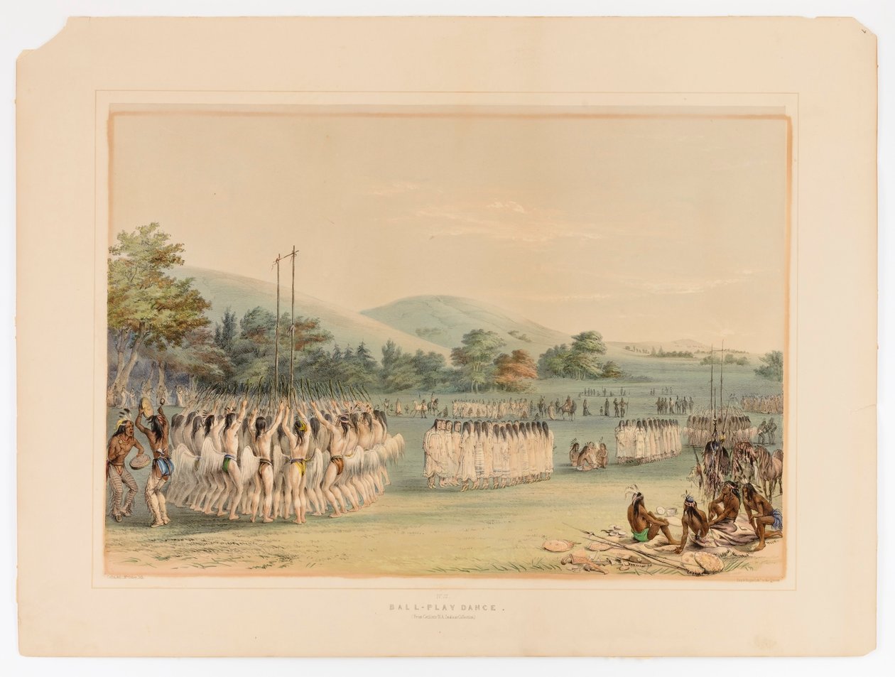 Ballspiel-Tanz Nr. 22 von George Catlin