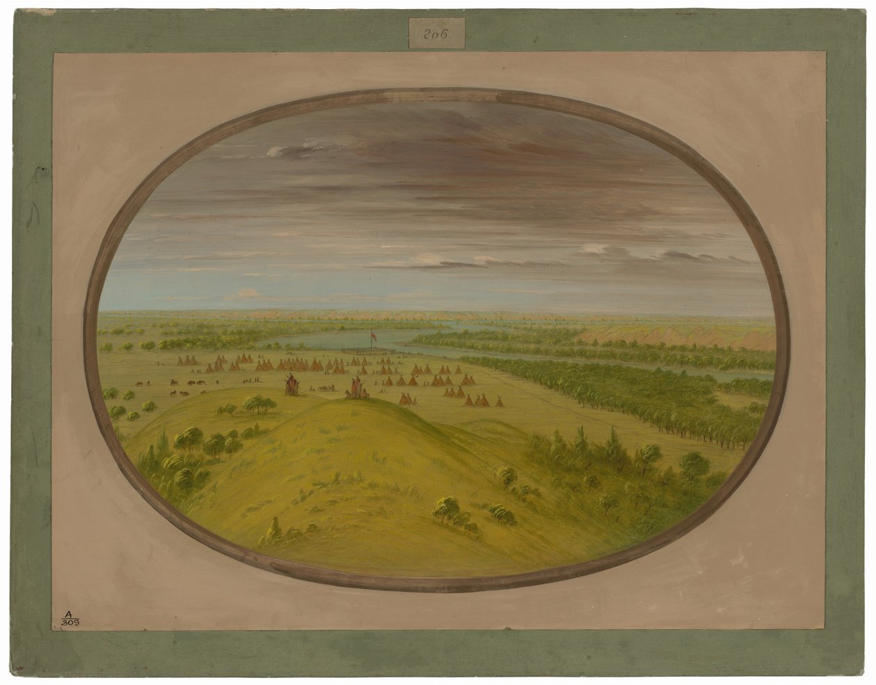 Fort Union von George Catlin