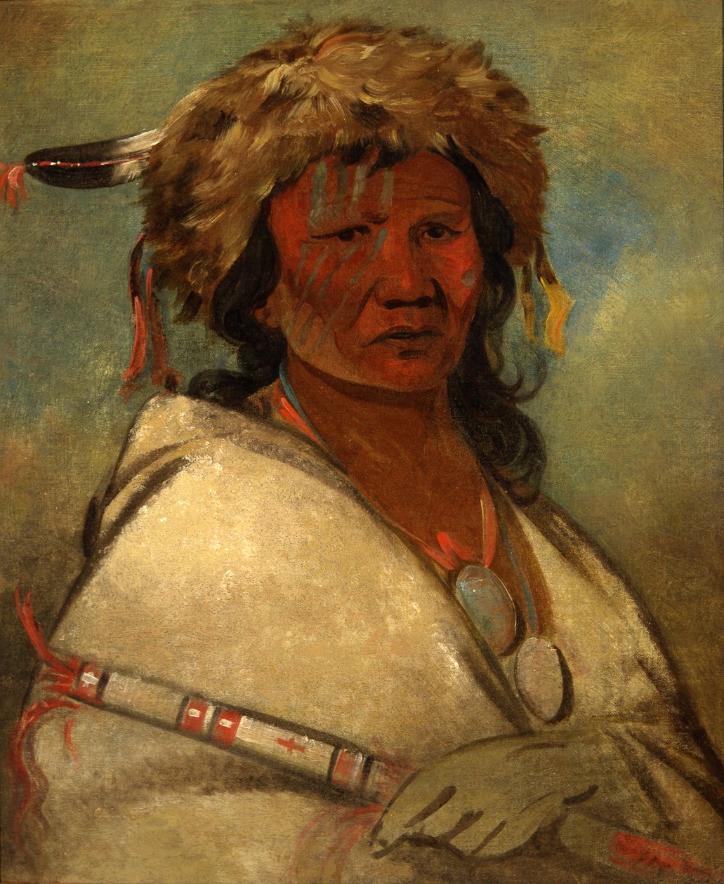 Großer Held, ein Häuptling, 1845 von George Catlin