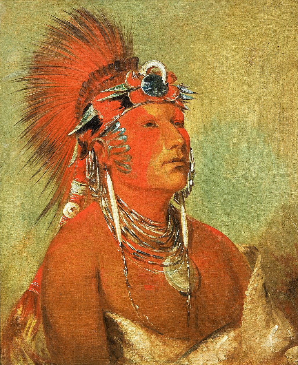 Jee-hé-o-hó-shah, Kann Nicht Umgeworfen Werden, ein Krieger von George Catlin