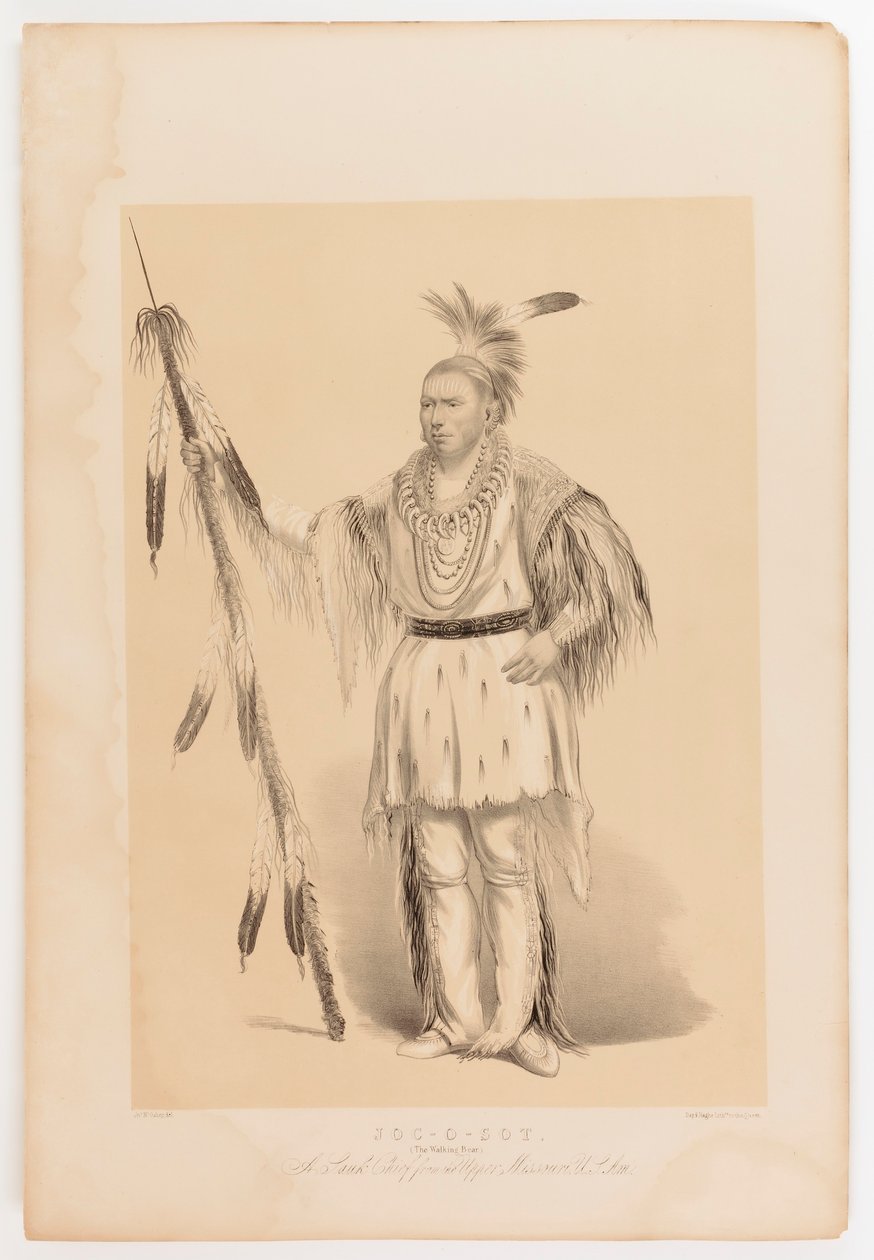 Joc-o-sot, der Gehende Bär von George Catlin