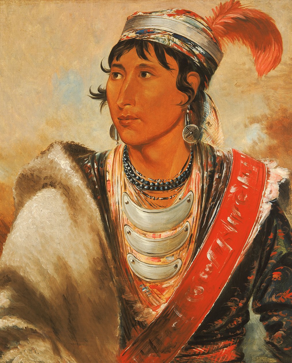 Láh-shee, Der Lecker, genannt Creek Billy von George Catlin