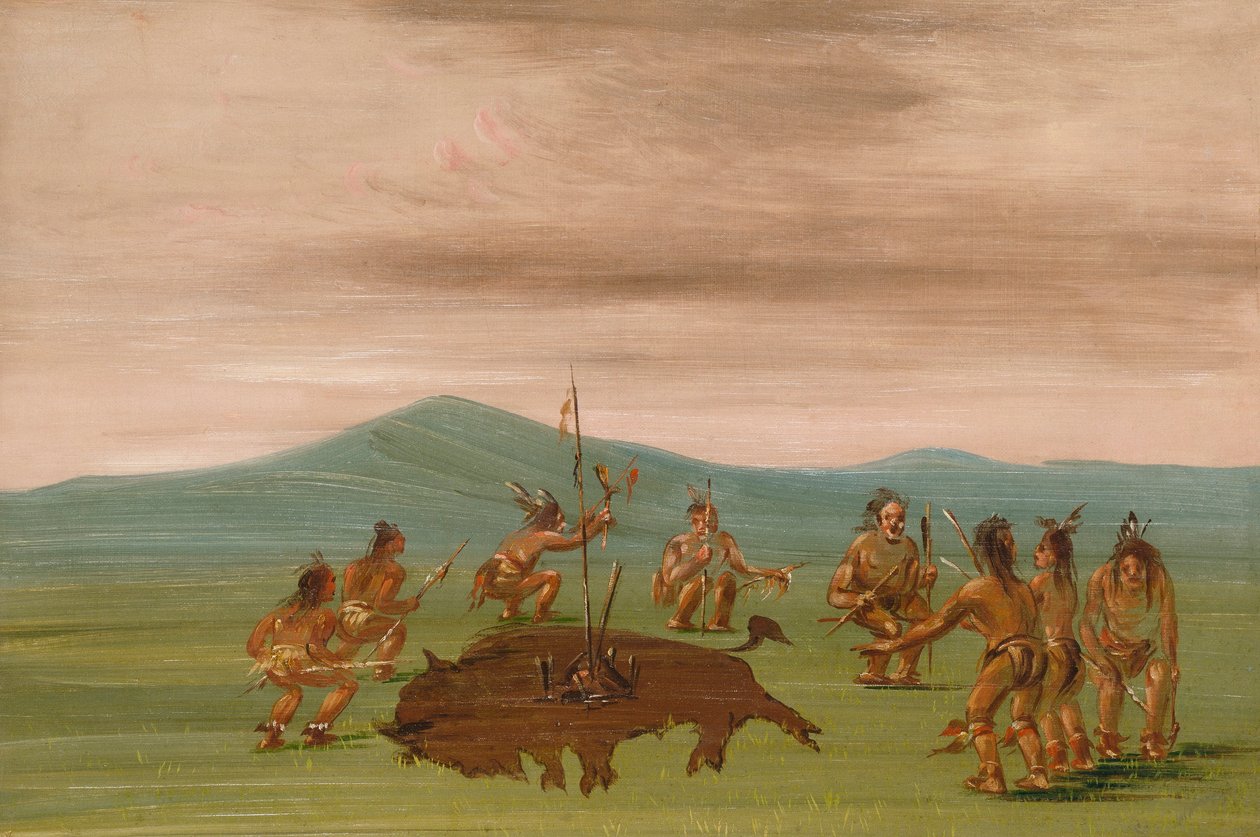 Medizinbüffel der Sioux von George Catlin