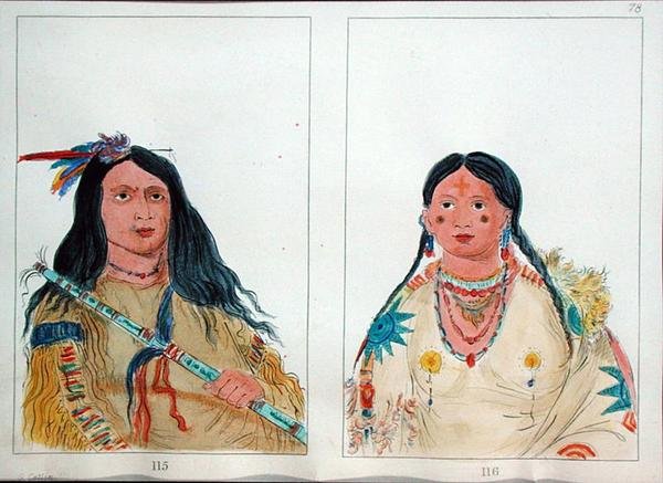 Nordamerikanische Indianer von George Catlin
