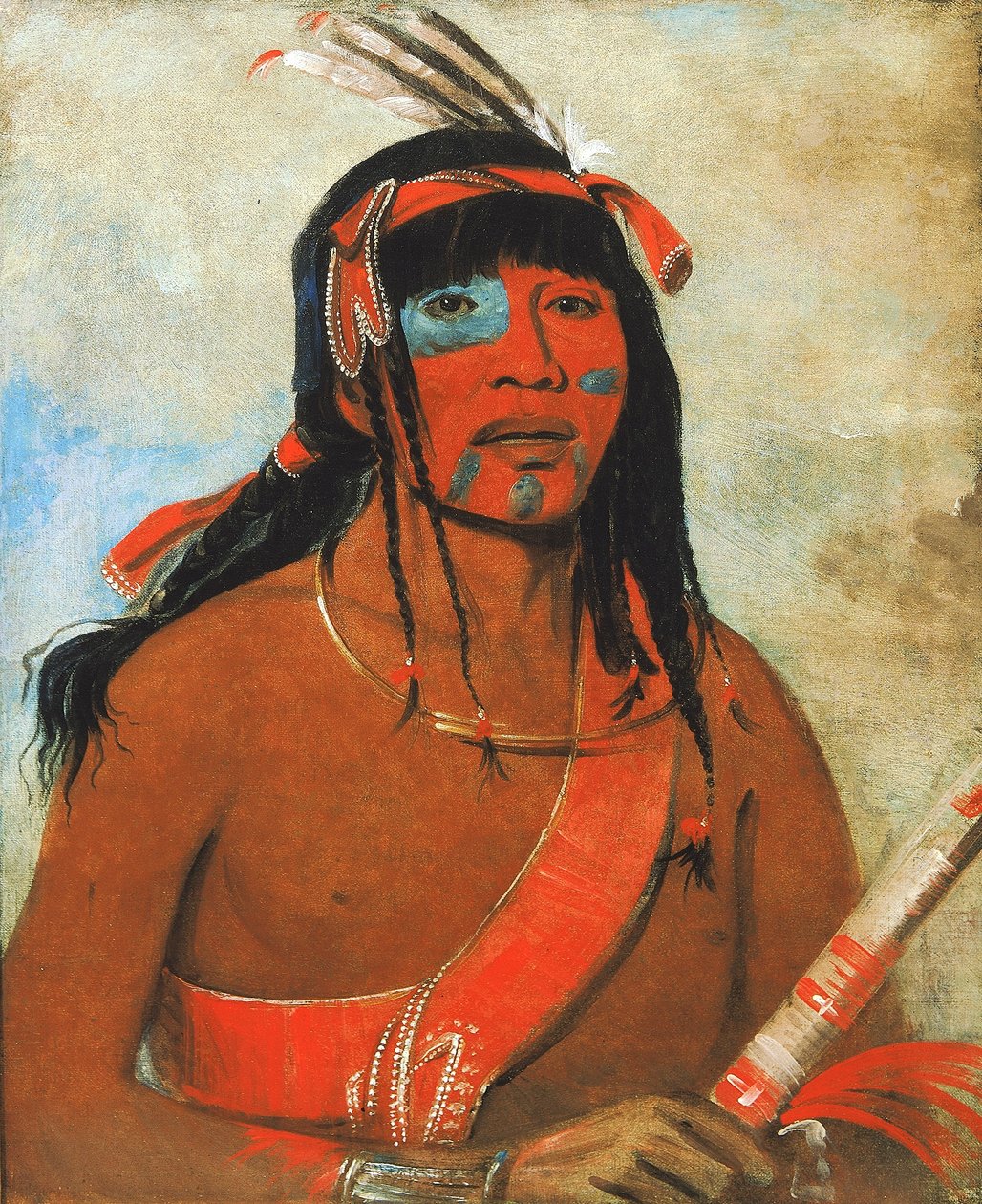 O-tá-wah, Der Ottaway, ein Krieger von George Catlin