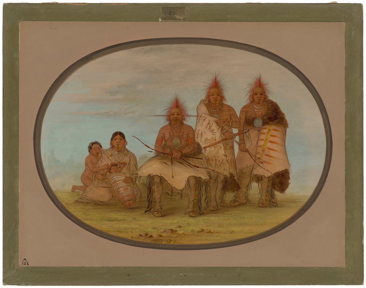 Pawnee-Indianer von George Catlin