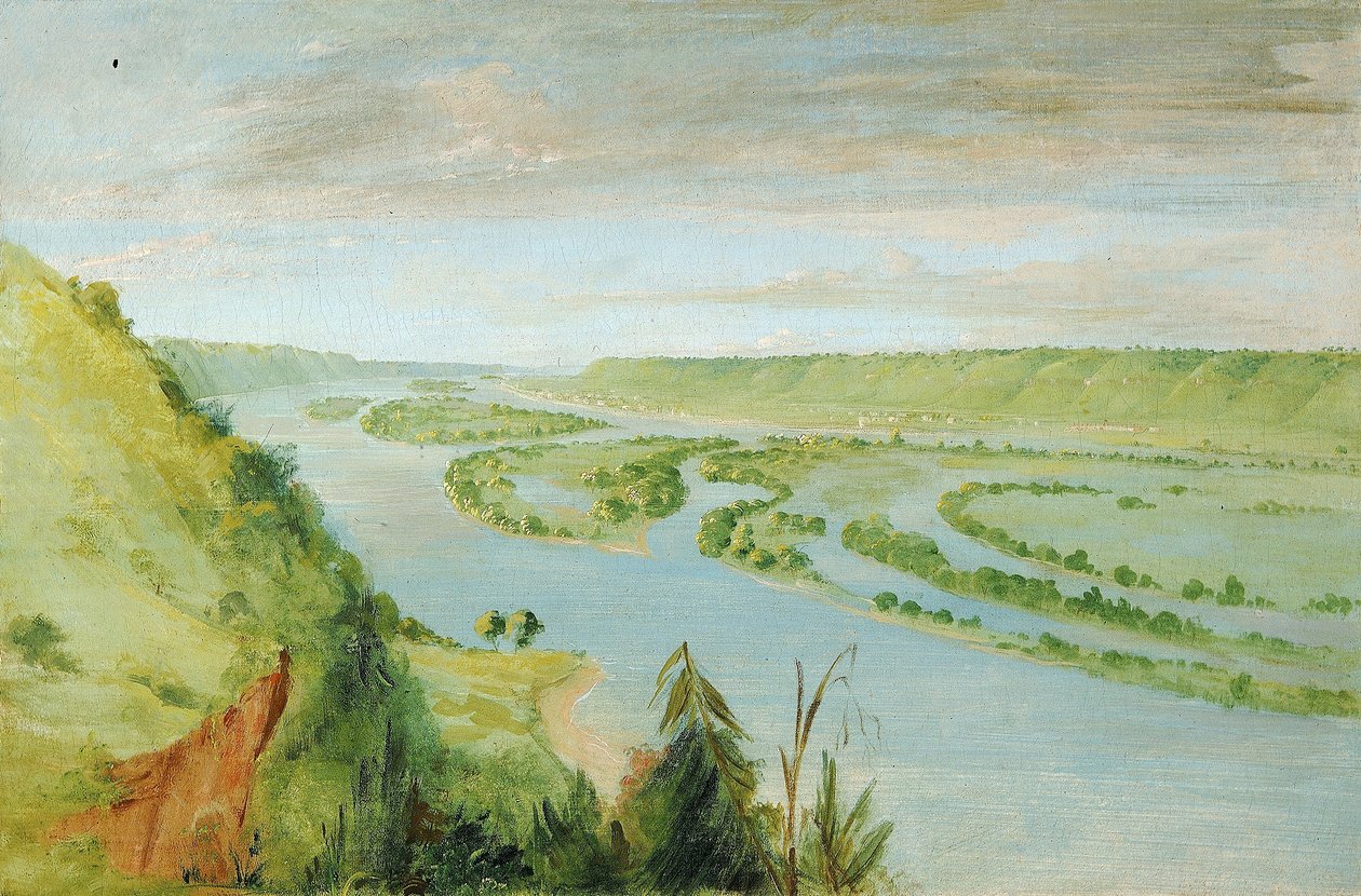 Prairie du Chien, Garnison der Vereinigten Staaten von George Catlin
