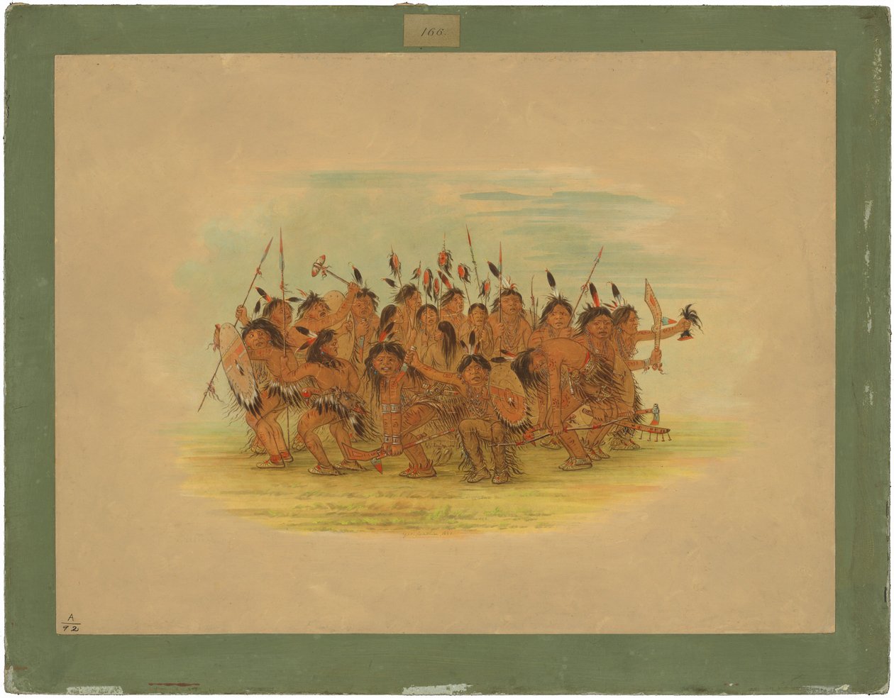 Skalptanz - Sioux von George Catlin