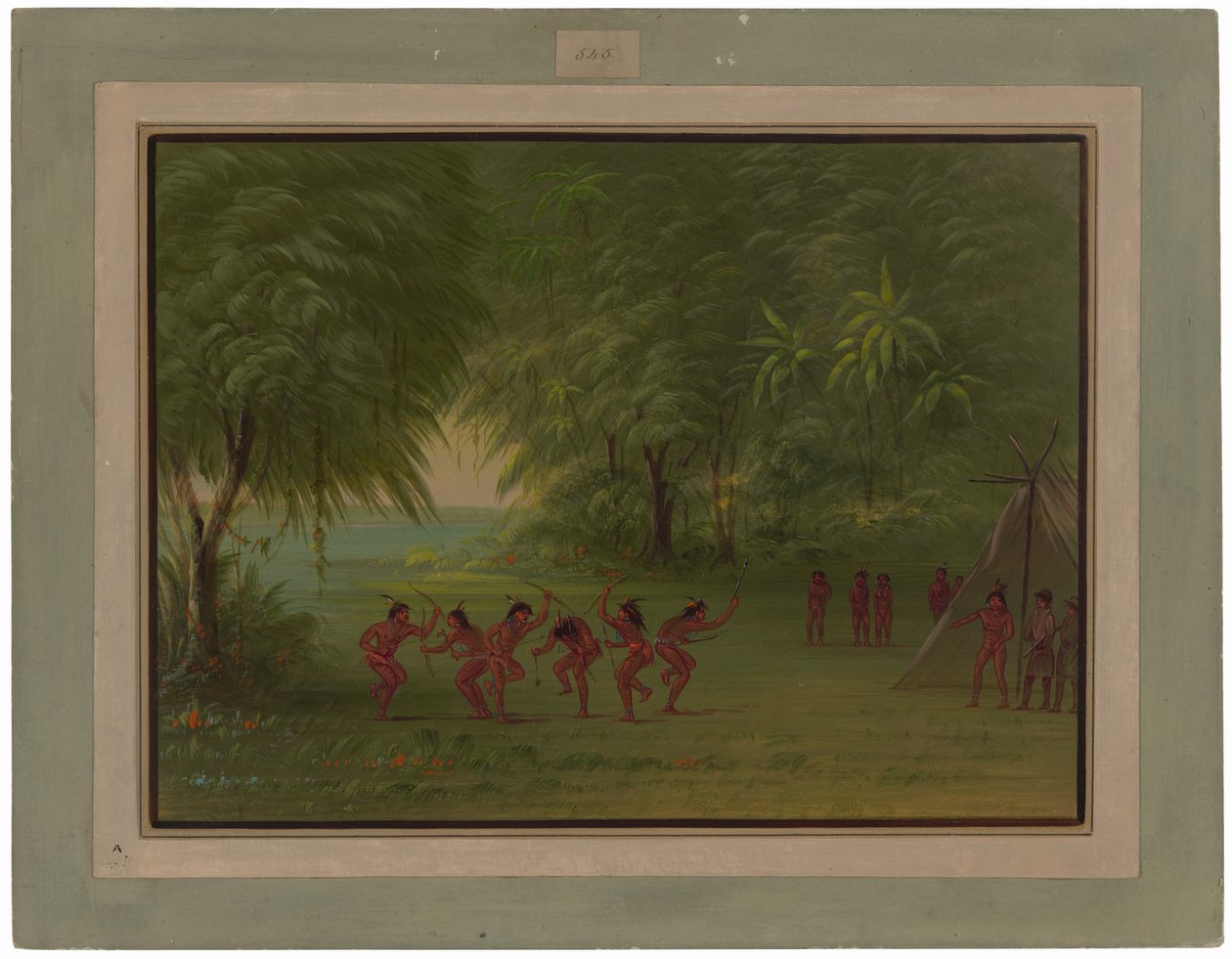 Lager der Tapuya von George Catlin