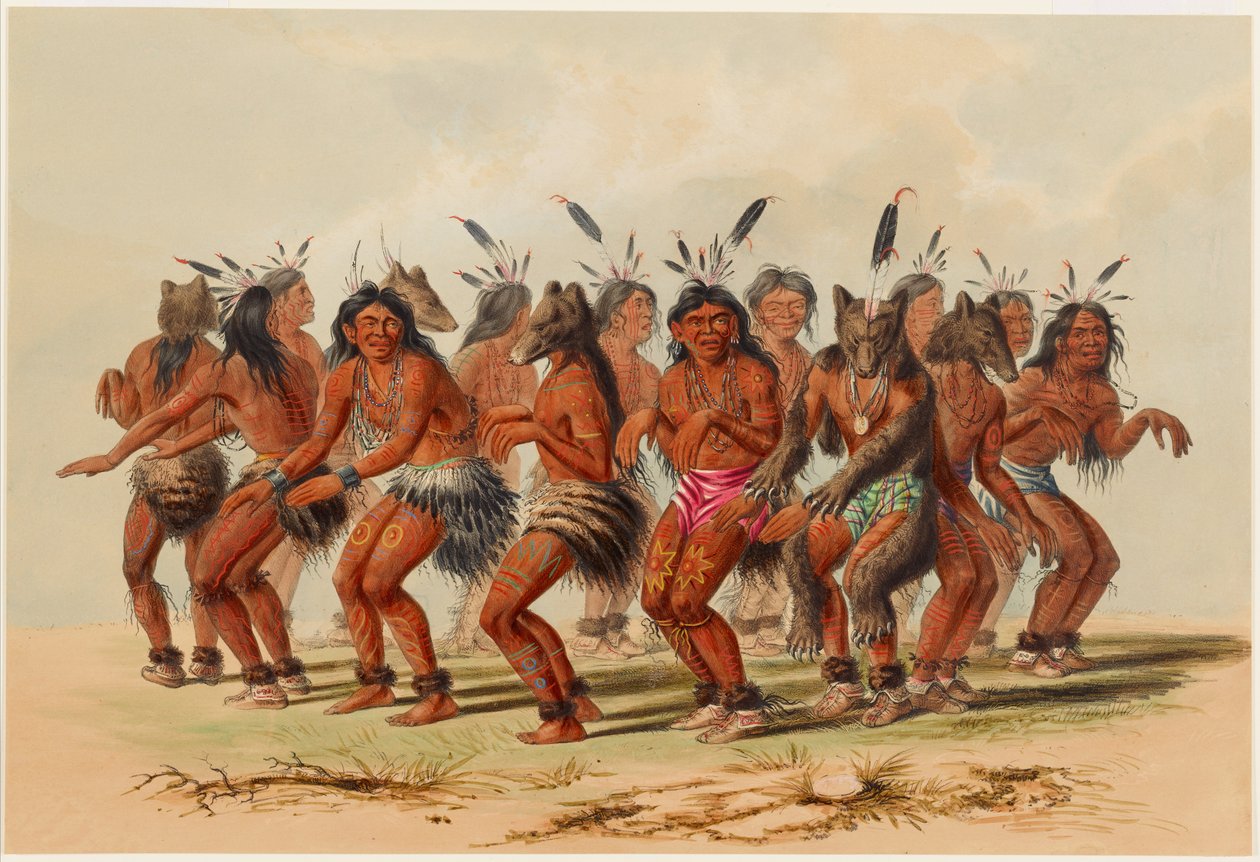 Der Bärentanz von George Catlin