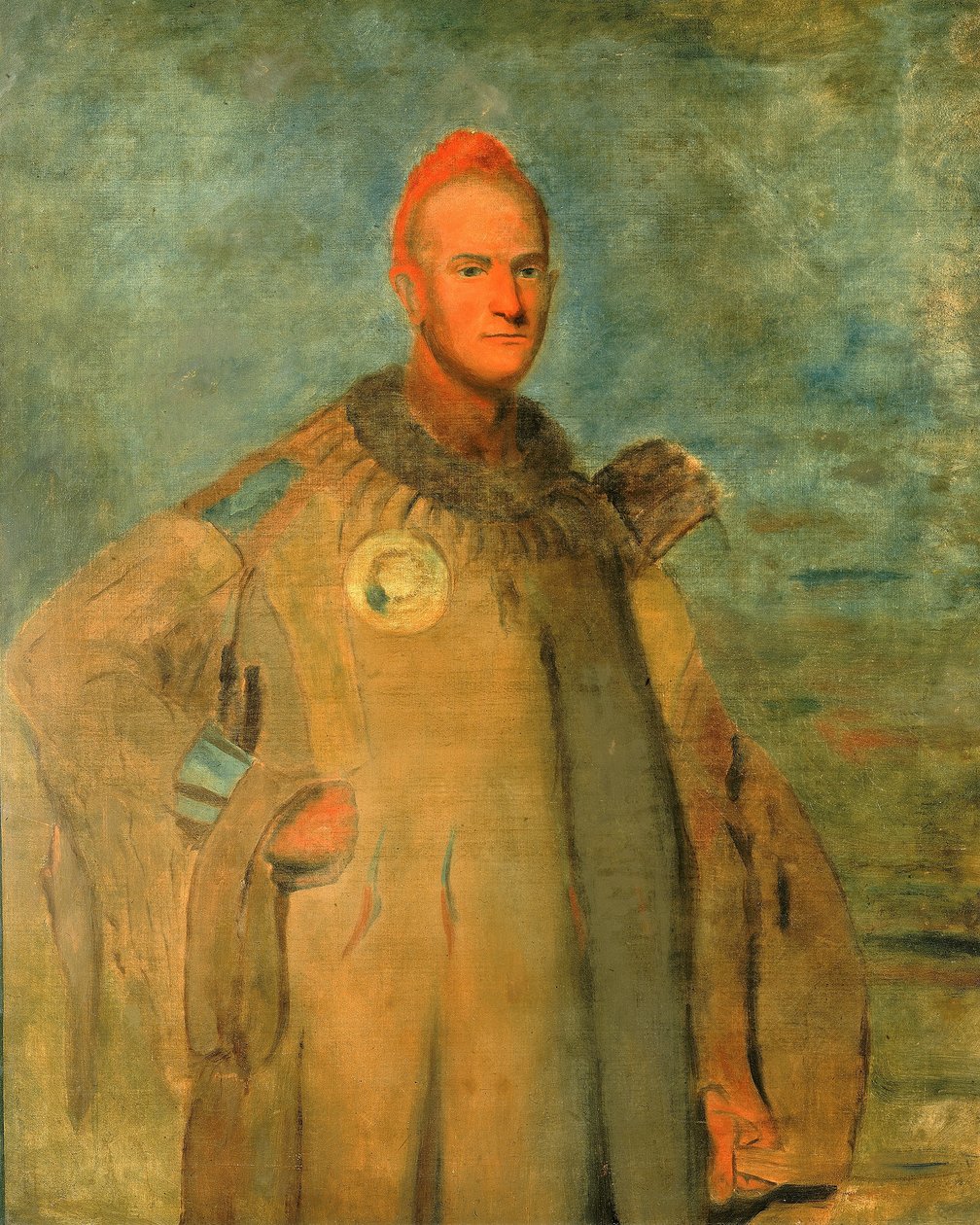 Theodore Burr Catlin, in Indianerkostüm von George Catlin