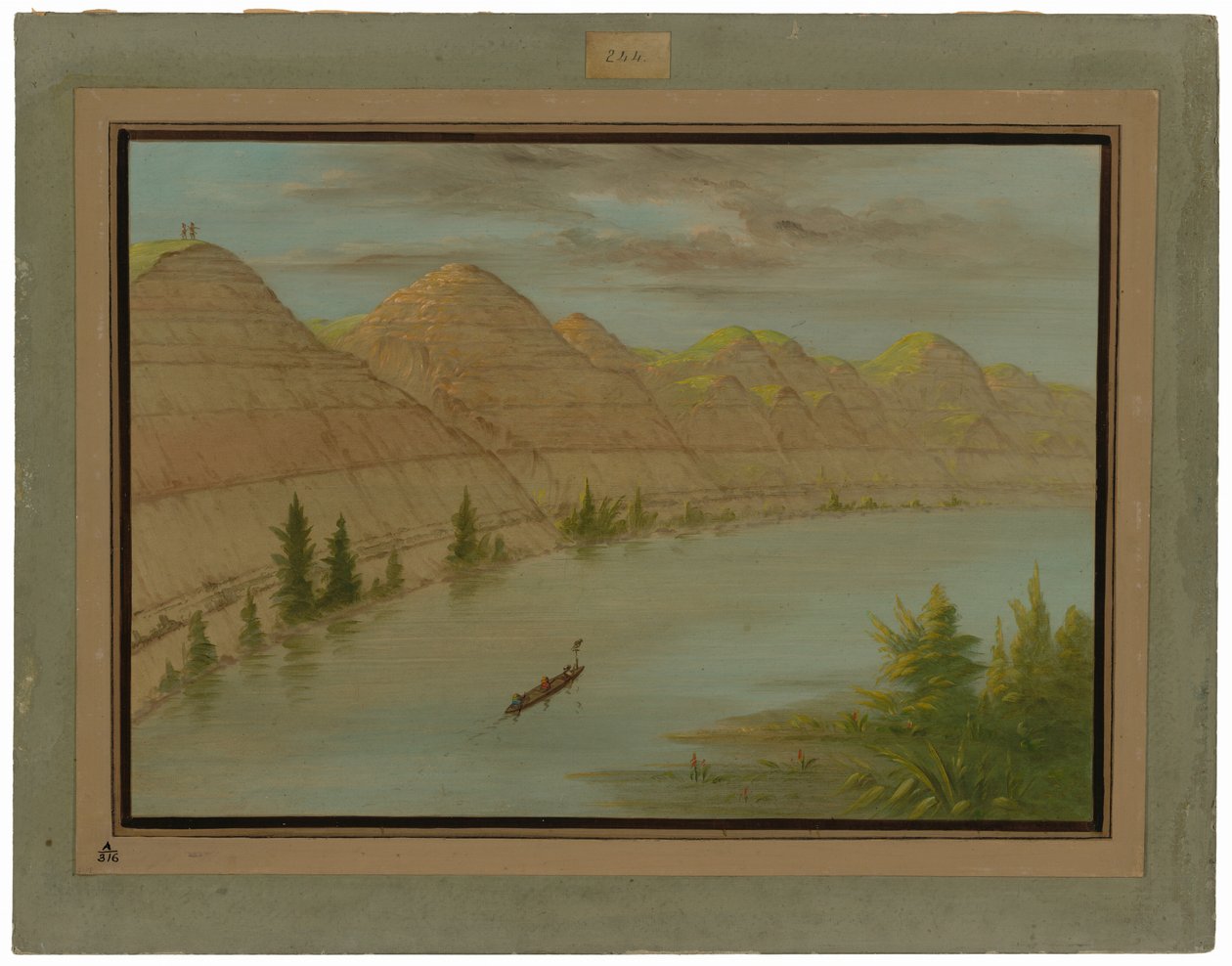 Ansicht im "Grand Detour", Oberer Missouri von George Catlin