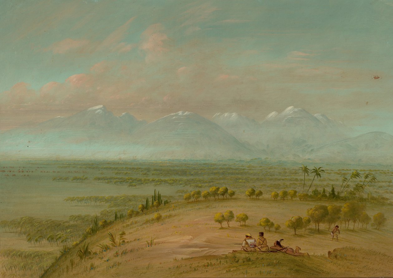 Ansicht der Pampa del Sacramento, 1854-1869 von George Catlin