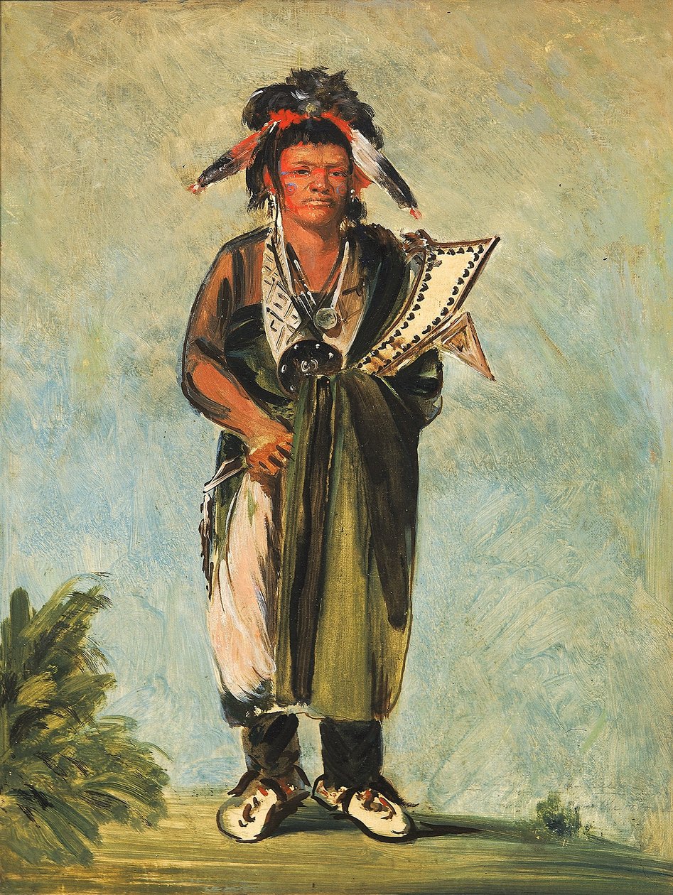 Wah-kón-ze-kaw, Die Schlange von George Catlin