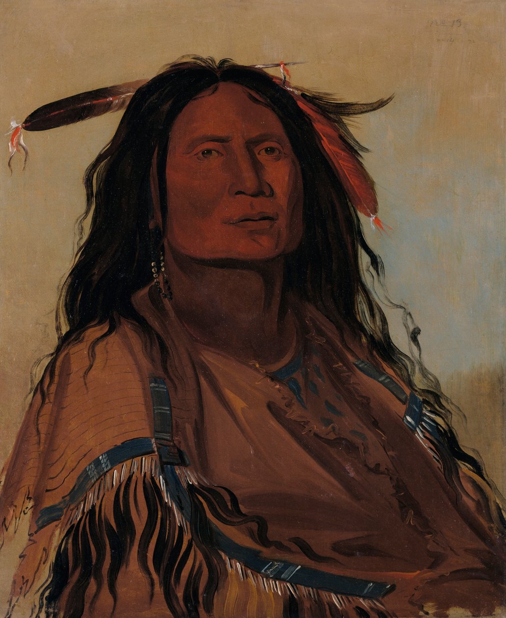 Wúk-mi-ser, Mais, ein Miniconjou-Krieger von George Catlin