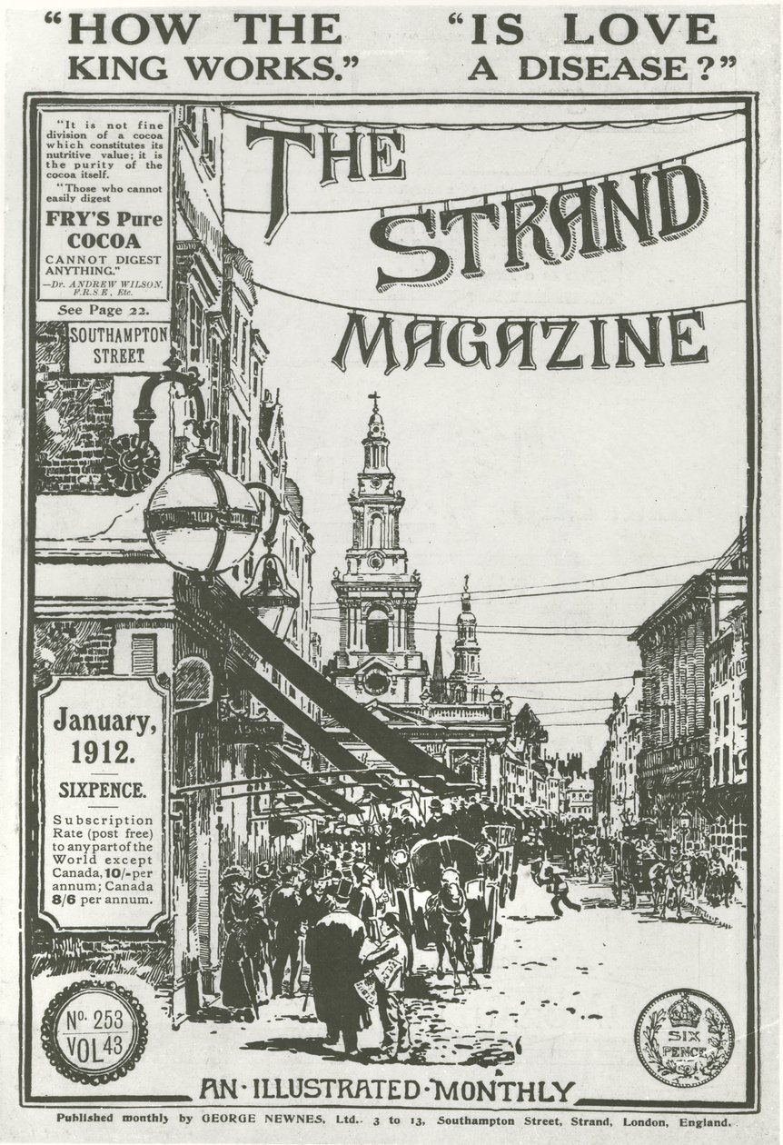 Titelblatt des The Strand Magazine, 1912 von George Charles Haite
