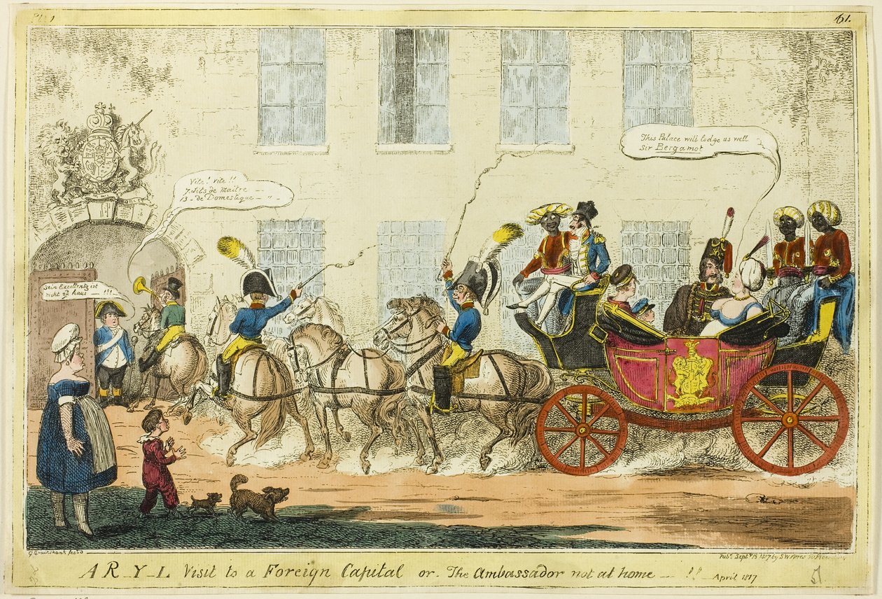 Ein R-Y-L-Besuch in einer fremden Hauptstadt von George Cruikshank