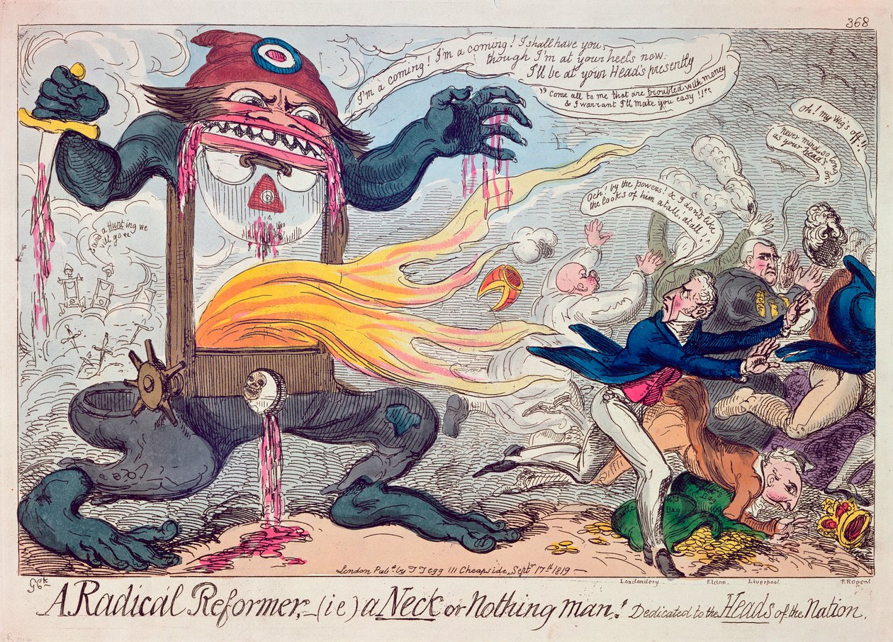 Ein radikaler Reformer von George Cruikshank