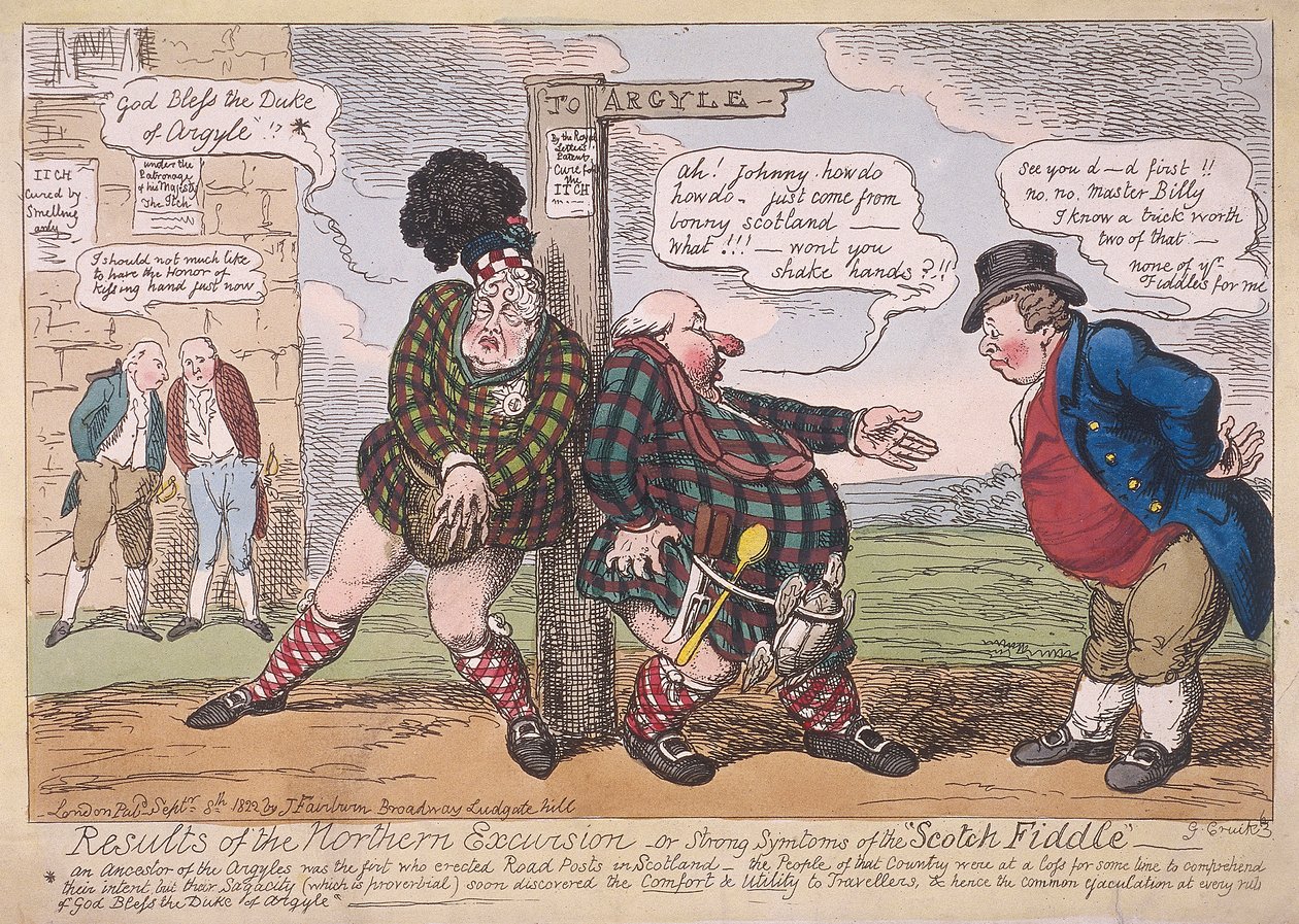 Bonnie Willie, 1822 von George Cruikshank