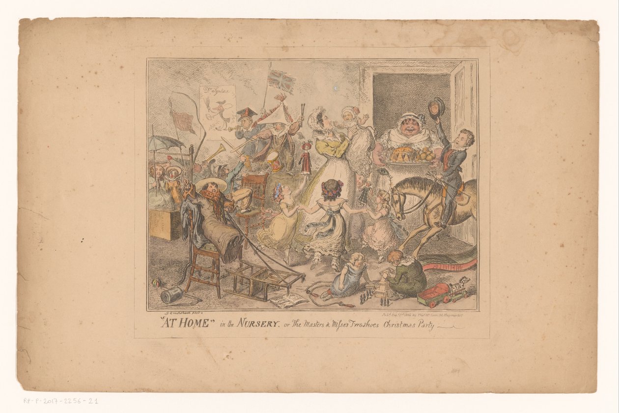 Fest im Kinderzimmer von George Cruikshank