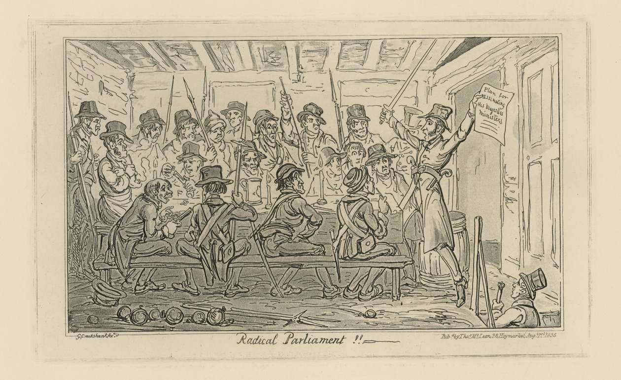 Radikales Parlament von George Cruikshank