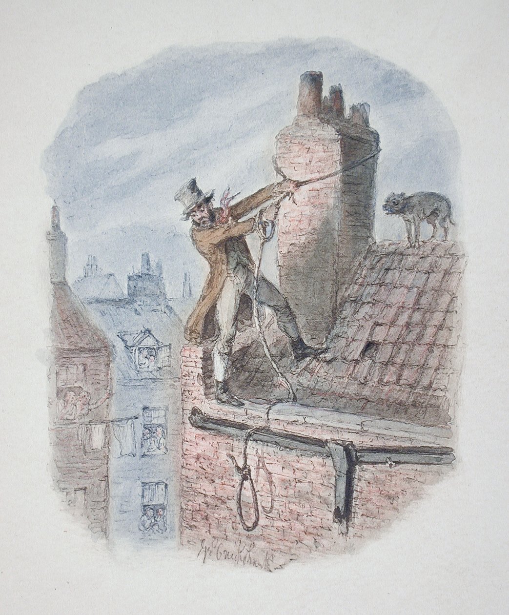 Die letzte Chance von George Cruikshank