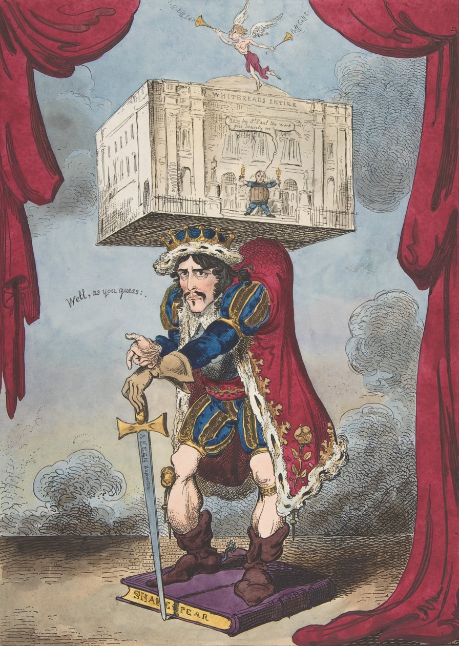 Der Theatralische Atlas, 7. Mai 1814 von George Cruikshank