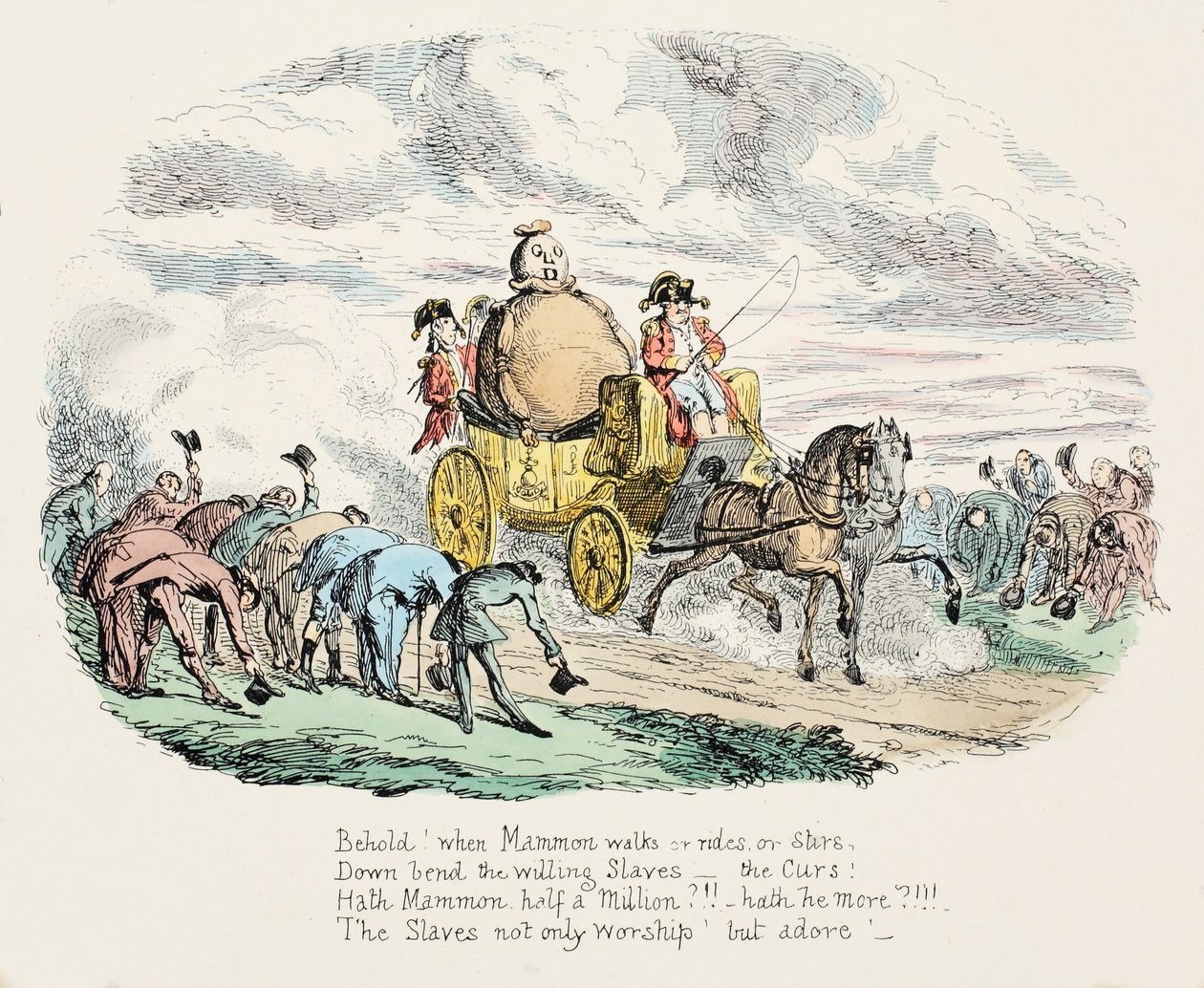 Der Reichtumskult von George Cruikshank
