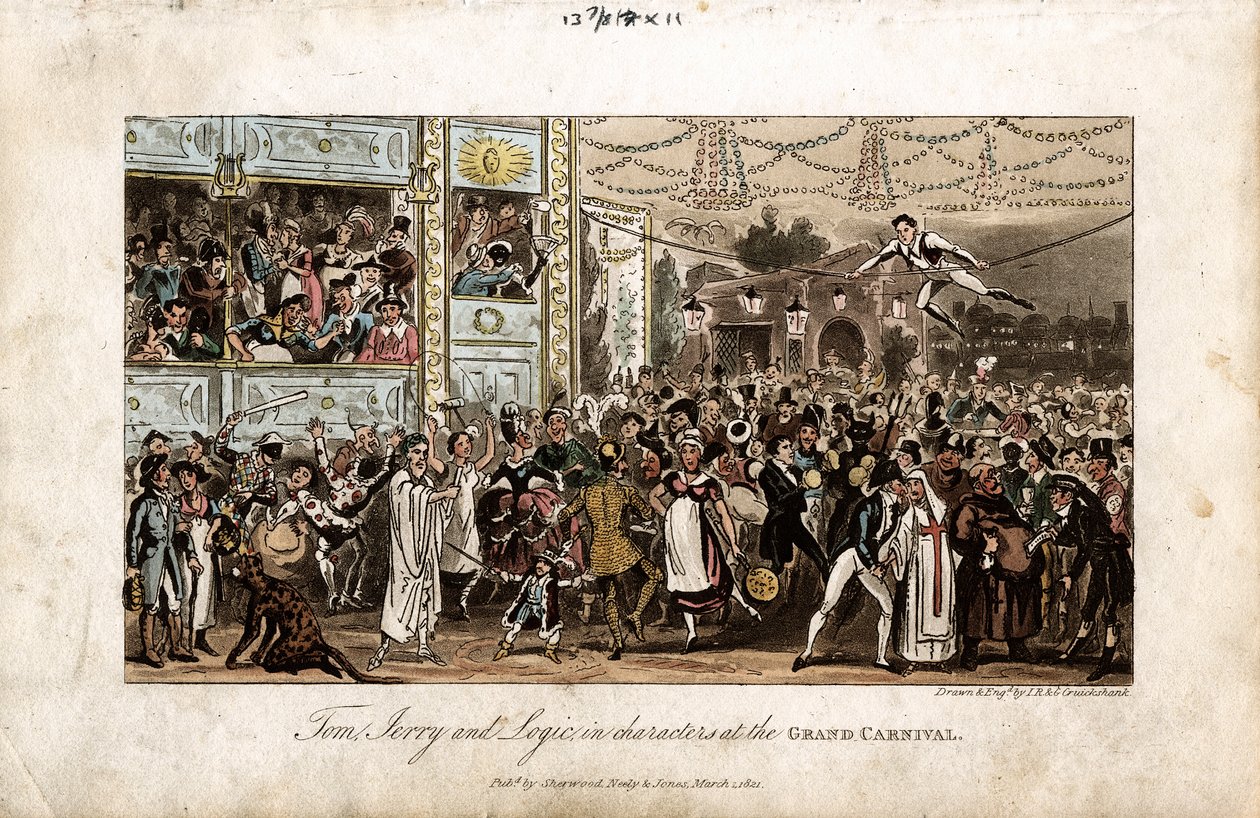 Tom, Jerry und Logic beim großen Karneval von George Cruikshank