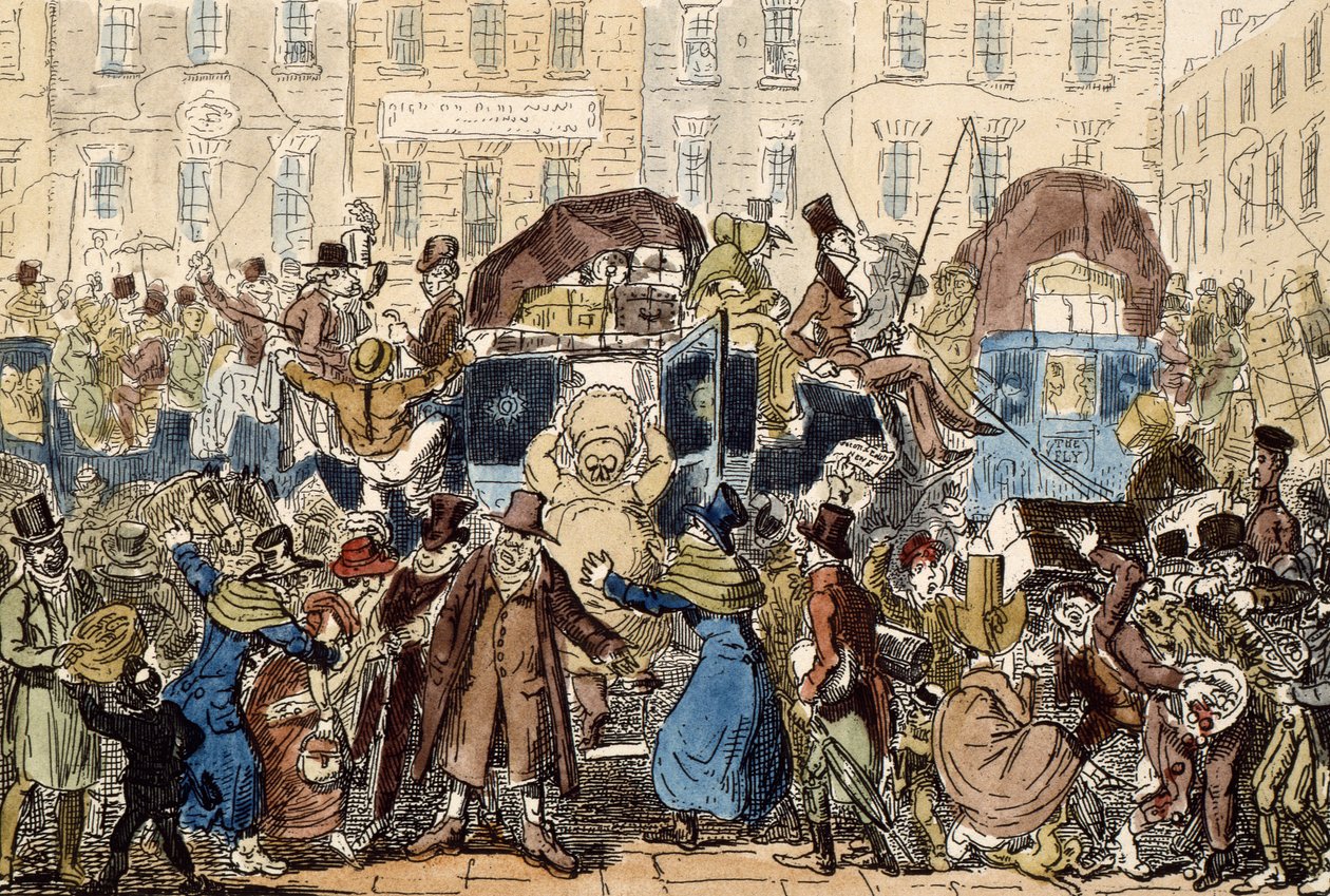 Reisen in England, oder ein Blick aus dem White Horse Cellar, 1819