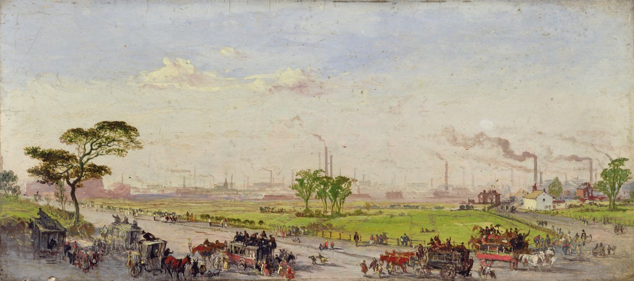 Manchester von Belle Vue von George Danson: Kunstdruck