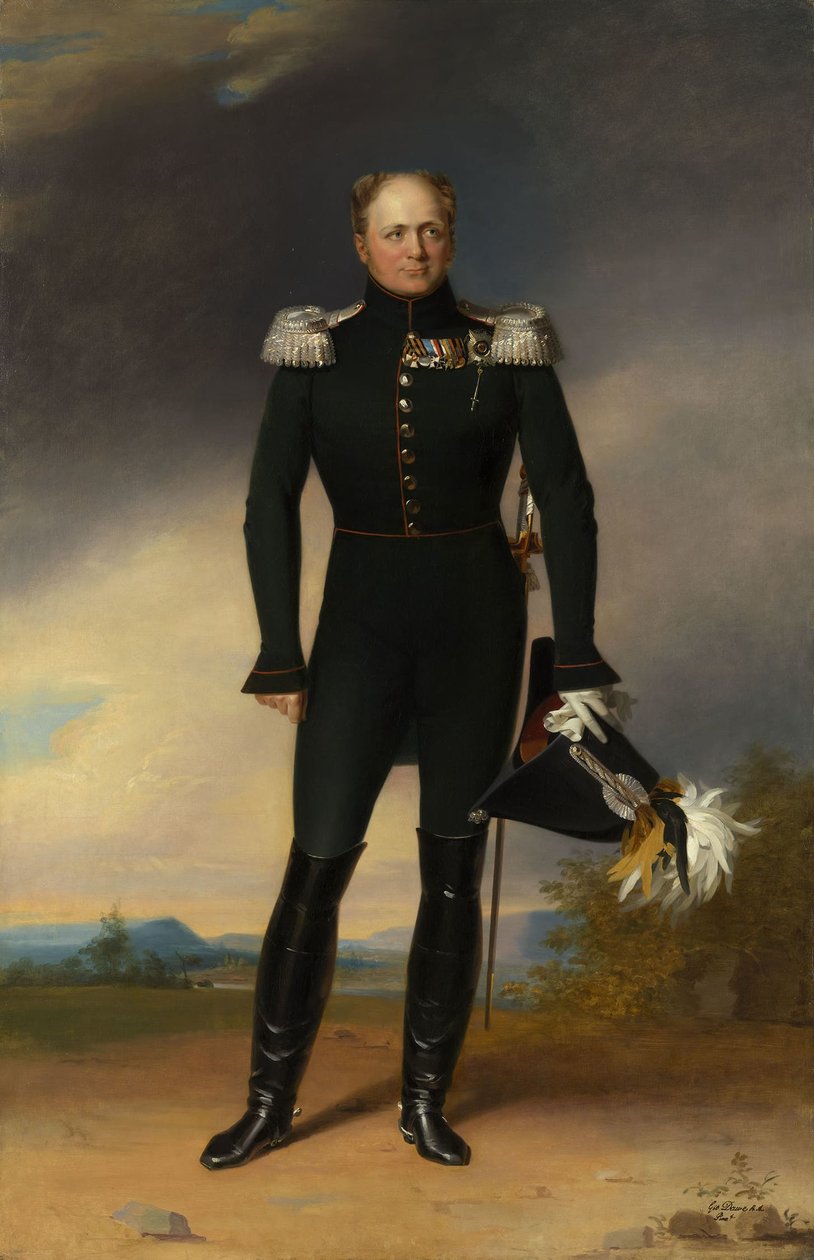 Porträt des Kaisers von Russland Alexander I von Russland von George Dawe