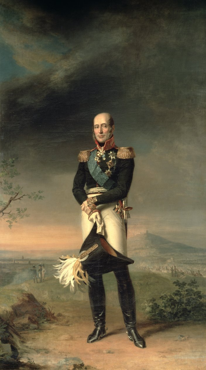 Porträt von Prinz Mikhail Barclay de Tolly von George Dawe